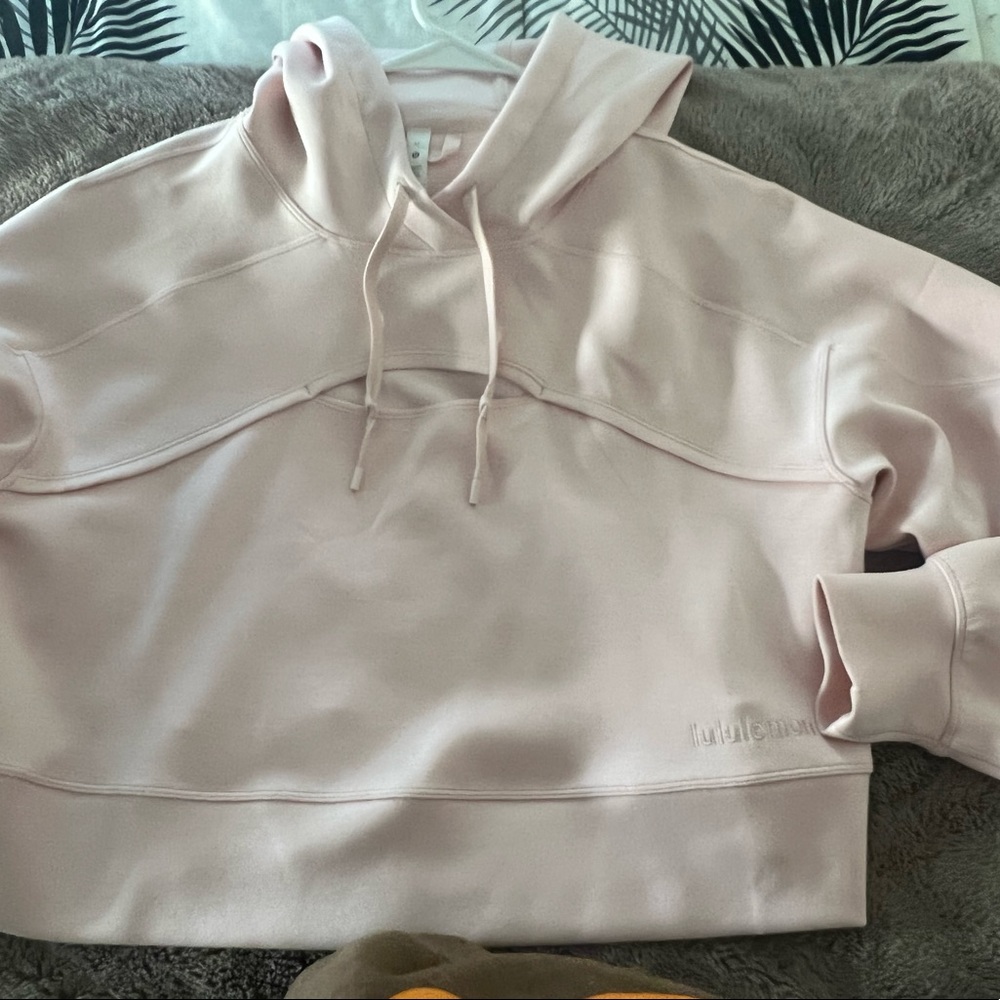 Light pink lululemon hoodie size 12